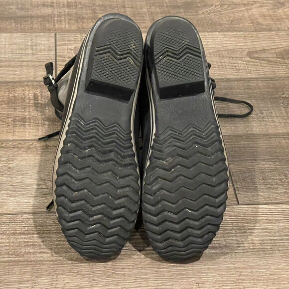 Sorel Winter Fancy Lace II Womens Size 11 Gray Black Waterproof Boots NL2125-011 - Picture 13 of 13